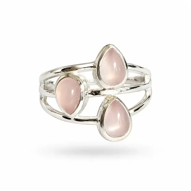 Rozenkwarts ring Momiji