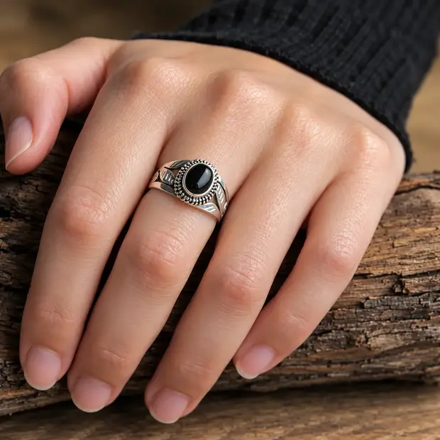 Black Onyx ring Mayita Black Onyx ring Mayita