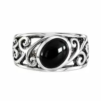 Black Onyx ring Paisley