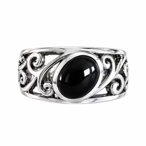 Black Onyx ring Paisley Black Onyx ring Paisley