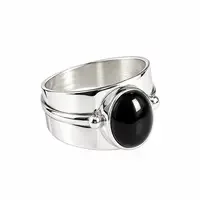 Zilveren Black Onyx ring Persuan
