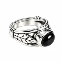 Onyx ring Leaf Onyx ring Leaf