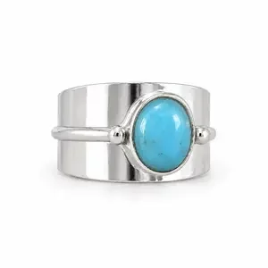 Zilveren Turquoise ring Persuan