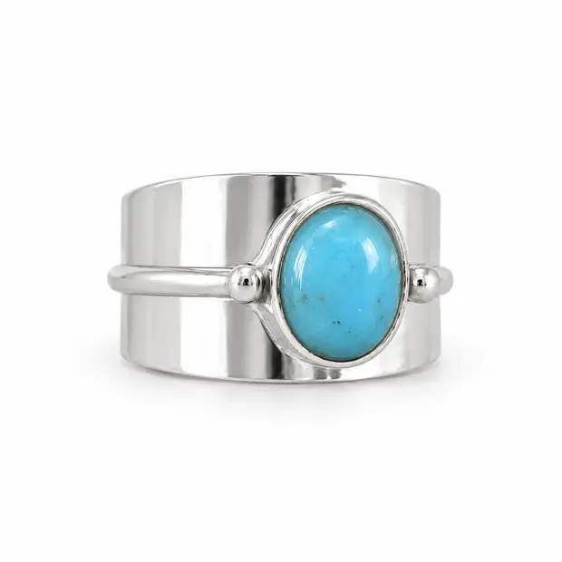 Zilveren Turquoise ring Persuan Zilveren Turquoise ring Persuan