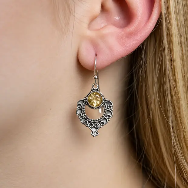 Boho Citrien oorbellen Billy Boho Citrien oorbellen Billy
