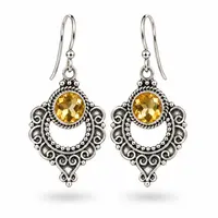 Boho Citrien oorbellen Billy
