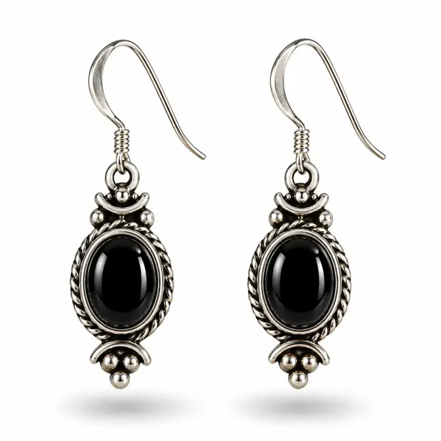 Black Onyx oorbellen Kiara Black Onyx oorbellen Kiara