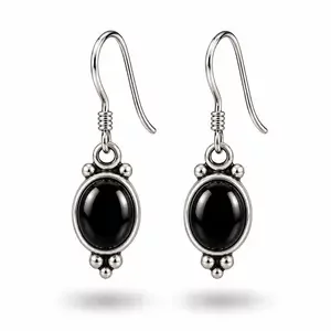 Black Onyx oorbellen Yari Black Onyx oorbellen Yari