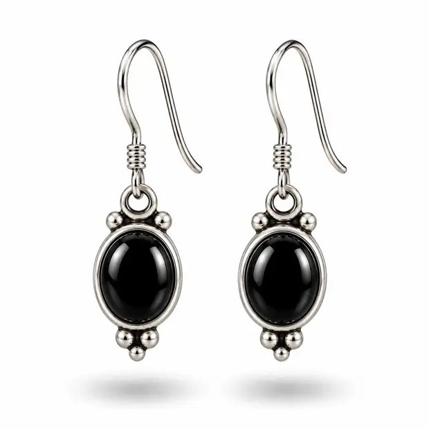 Black Onyx oorbellen Yari Black Onyx oorbellen Yari
