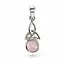 Triquetra hanger rozenkwarts Aine