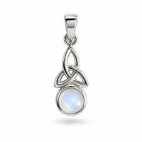 Triquetra hanger maansteen Aine