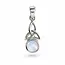 Triquetra hanger maansteen Aine