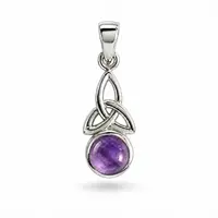 Triquetra hanger amethist Aine Triquetra hanger amethist Aine