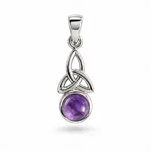 Triquetra hanger amethist Aine Triquetra hanger amethist Aine