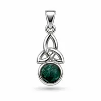 Triquetra hanger smaragd Aine Triquetra hanger smaragd Aine