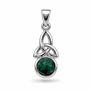 Triquetra hanger smaragd Aine