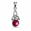 Triquetra hanger robijn Aine Triquetra hanger robijn Aine