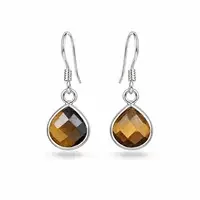 Tiger-eye oorbellen Avin