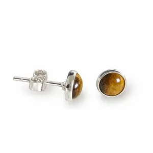 Oorknopjes Tiger-eye Oorknopjes Tiger-eye