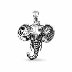 Zilveren Olifant hanger Chang
