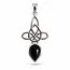 Triquetra black onyx hanger Awen Triquetra black onyx hanger Awen