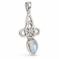Triquetra maansteen hanger Awen Triquetra maansteen hanger Awen