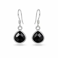 Zwarte Spinel oorbellen Avin Zwarte Spinel oorbellen Avin