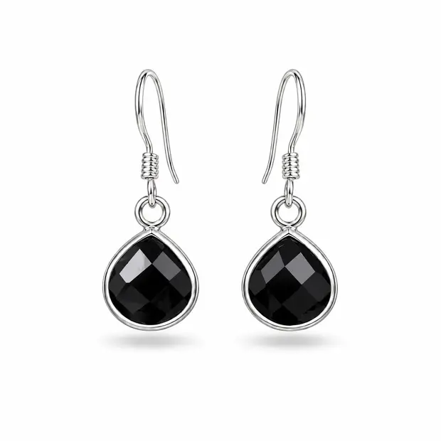 Zwarte Spinel oorbellen Avin Zwarte Spinel oorbellen Avin