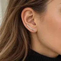 Zilveren ear climbers Meghan Zilveren ear climbers Meghan