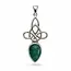 Triquetra smaragd hanger Awen Triquetra smaragd hanger Awen