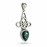 Triquetra smaragd hanger Awen Triquetra smaragd hanger Awen