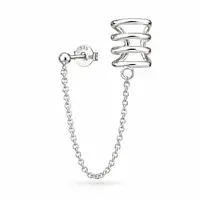 Chain ear cuff Quattro