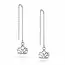 Zilveren ear threaders Lotus Zilveren ear threaders Lotus