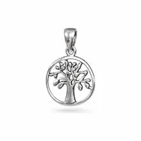 Zilveren Tree of Life hanger rond