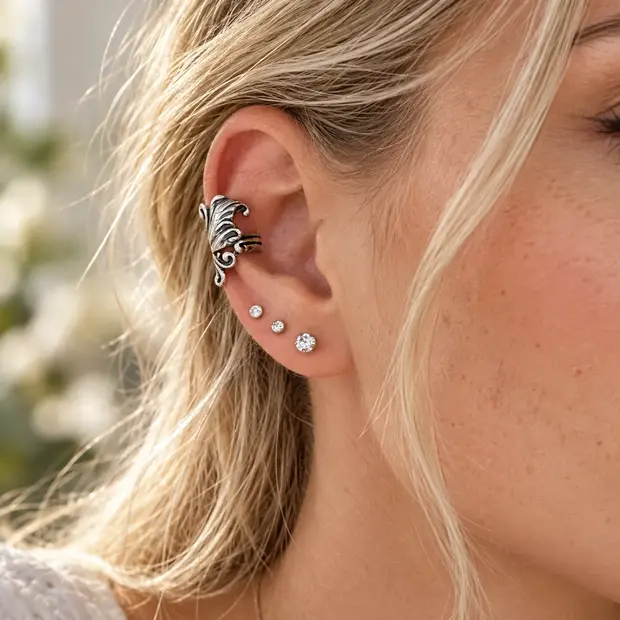 Zilveren earcuff Nala Zilveren earcuff Nala