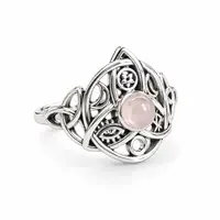 Rozenkwarts ring Triquetra Celestia Rozenkwarts ring Triquetra Celestia