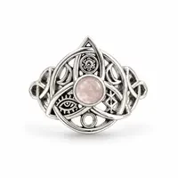 Rozenkwarts ring Triquetra Celestia Rozenkwarts ring Triquetra Celestia