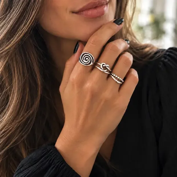 Zilveren ring Weavy Zilveren ring Weavy