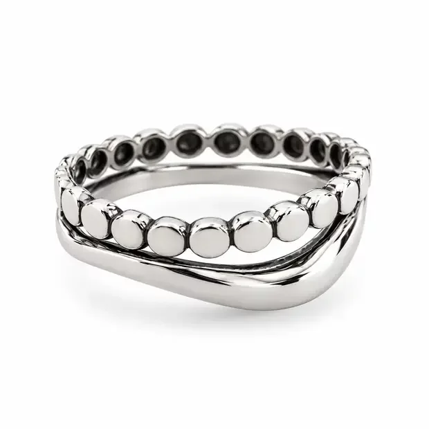 Zilveren ring Weavy Zilveren ring Weavy