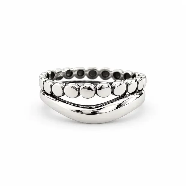 Zilveren ring Weavy Zilveren ring Weavy