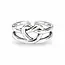 Ring met knoop hart Ring met knoop hart
