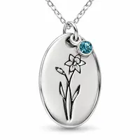 Geboortebloem ketting Maart Geboortebloem ketting Maart