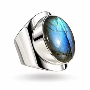 Labradoriet ring Anello