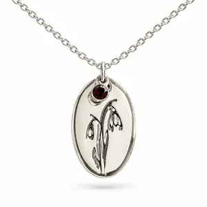 Geboortebloem ketting Januari