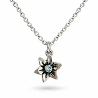 Geboortebloem ketting Maart Geboortebloem ketting Maart