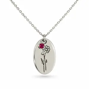 Geboortebloem ketting Oktober Geboortebloem ketting Oktober