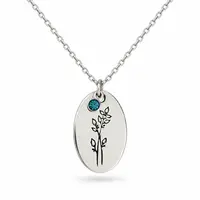 Geboortebloem ketting December Geboortebloem ketting December