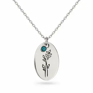 Geboortebloem ketting December Geboortebloem ketting December