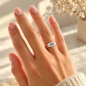 Graveerbare dames ring