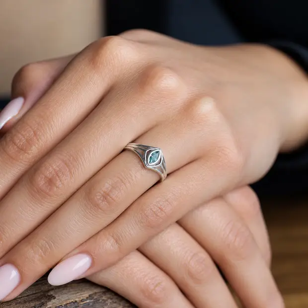 Geboortesteen ring december Geboortesteen ring december